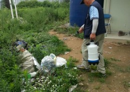 외부쓰레기장소독.