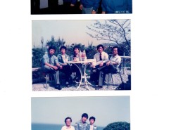 세스코에서 동료들과 함께 .1986년6월