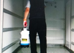 안성 ** 식품공장 냉동탑차소독 2