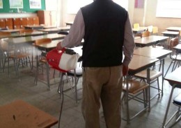 오산운암중학교 방역1