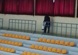 내부 소독실시중